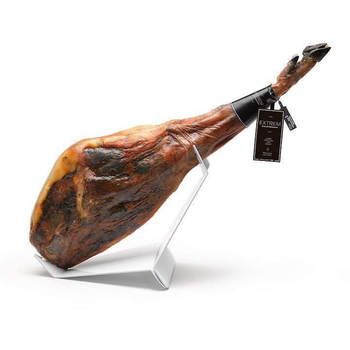 Jamón de bellota 100% ibérico (Rango 6,5 - 7kg) + Jamonero